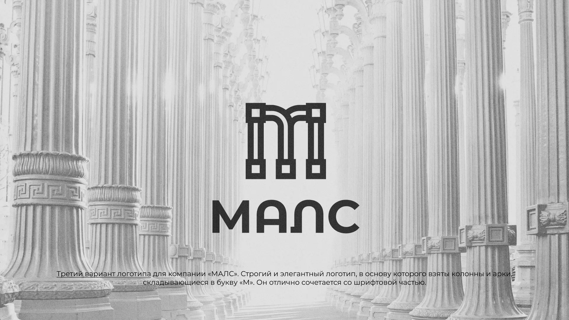 Разработка логотипа компании «МАЛС» в Чёрмозе