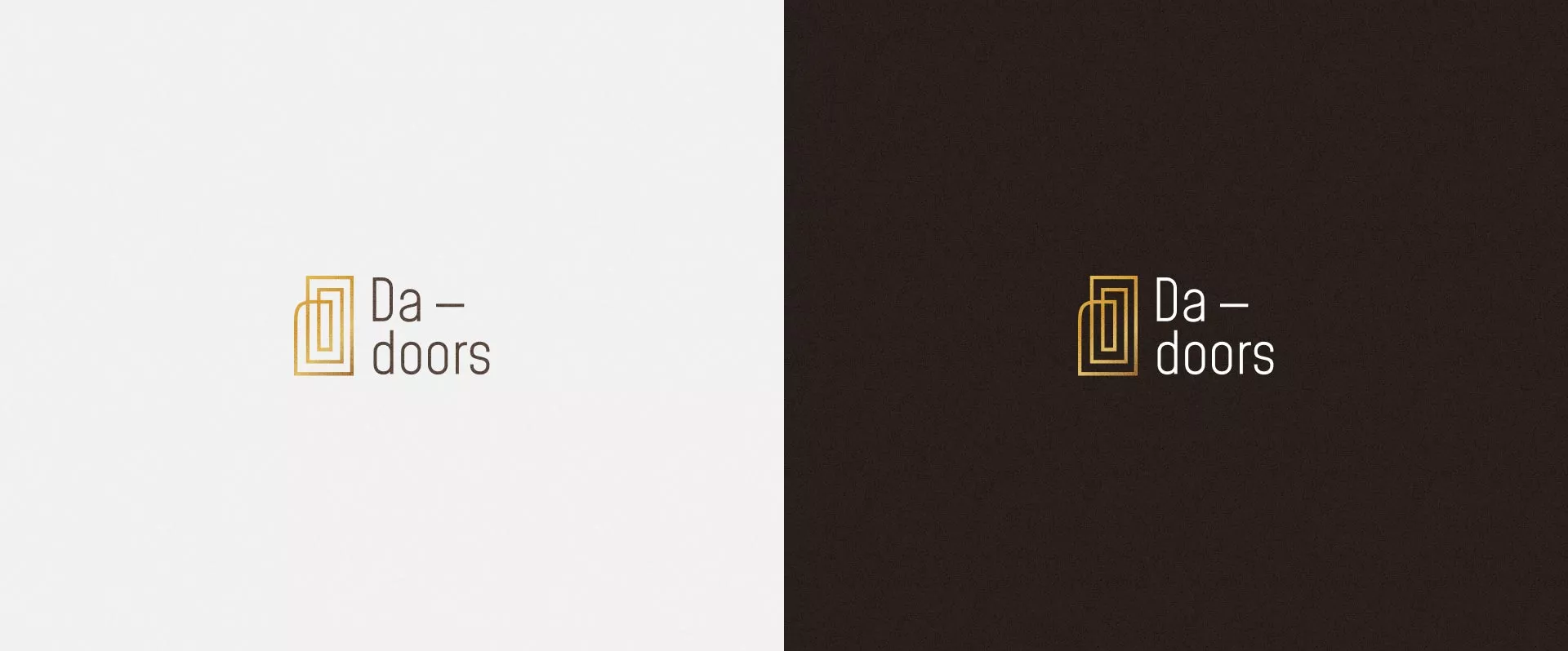 Разработка логотипа для компании «DA-DOORS» в Чёрмозе